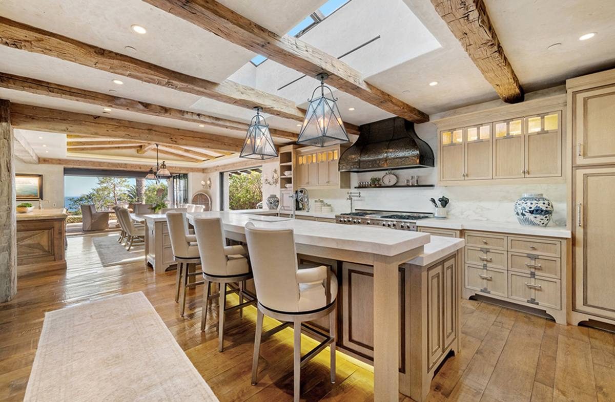 The kitchen at 15 Montage Way, part of the residence listing materials describe as reimagined by builder Jim Burningham and designer Chris Light.