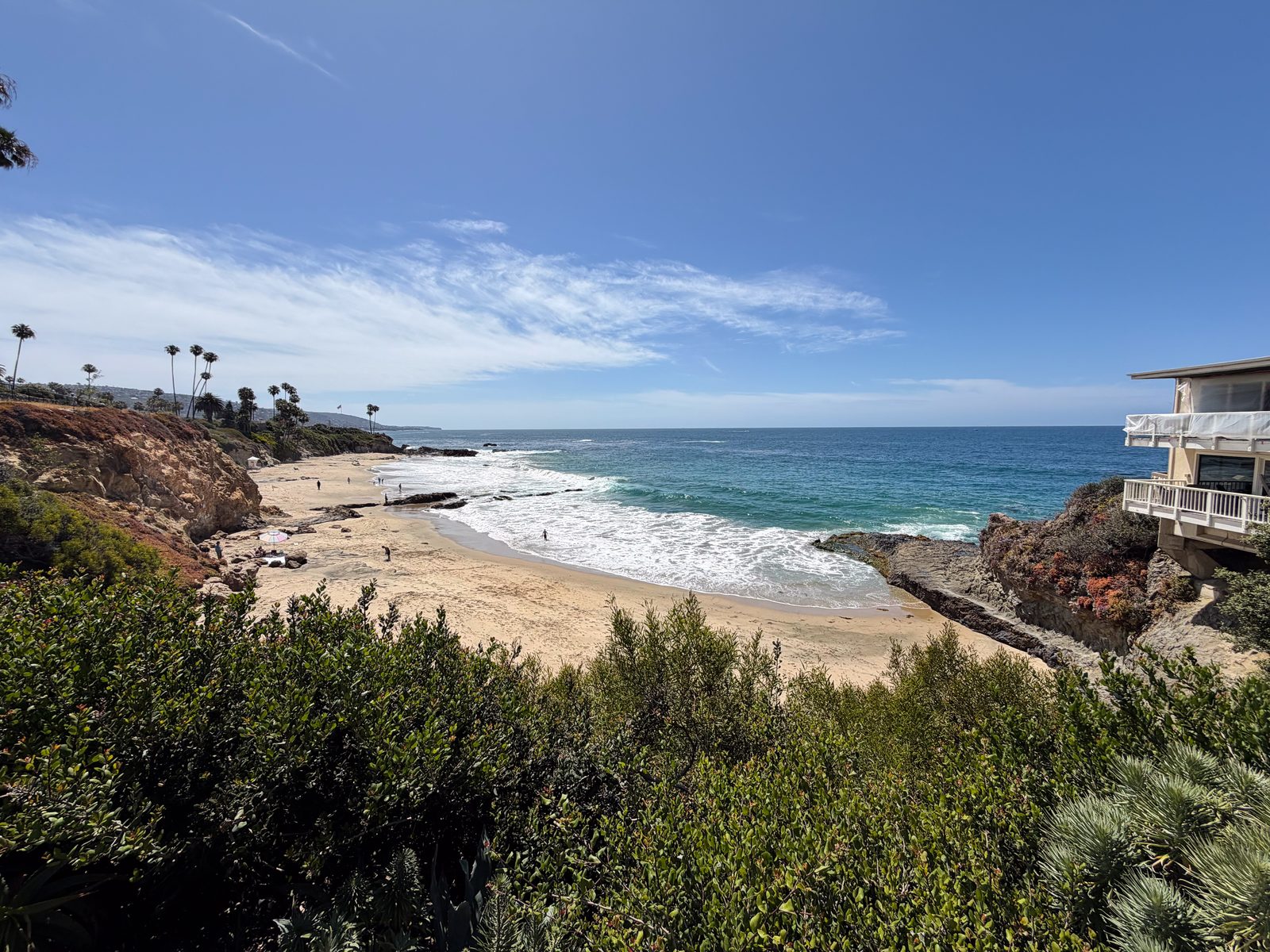 Divers Cove below the Pacific Edge Hotel, the stretch of coast the redevelopment now fronts.