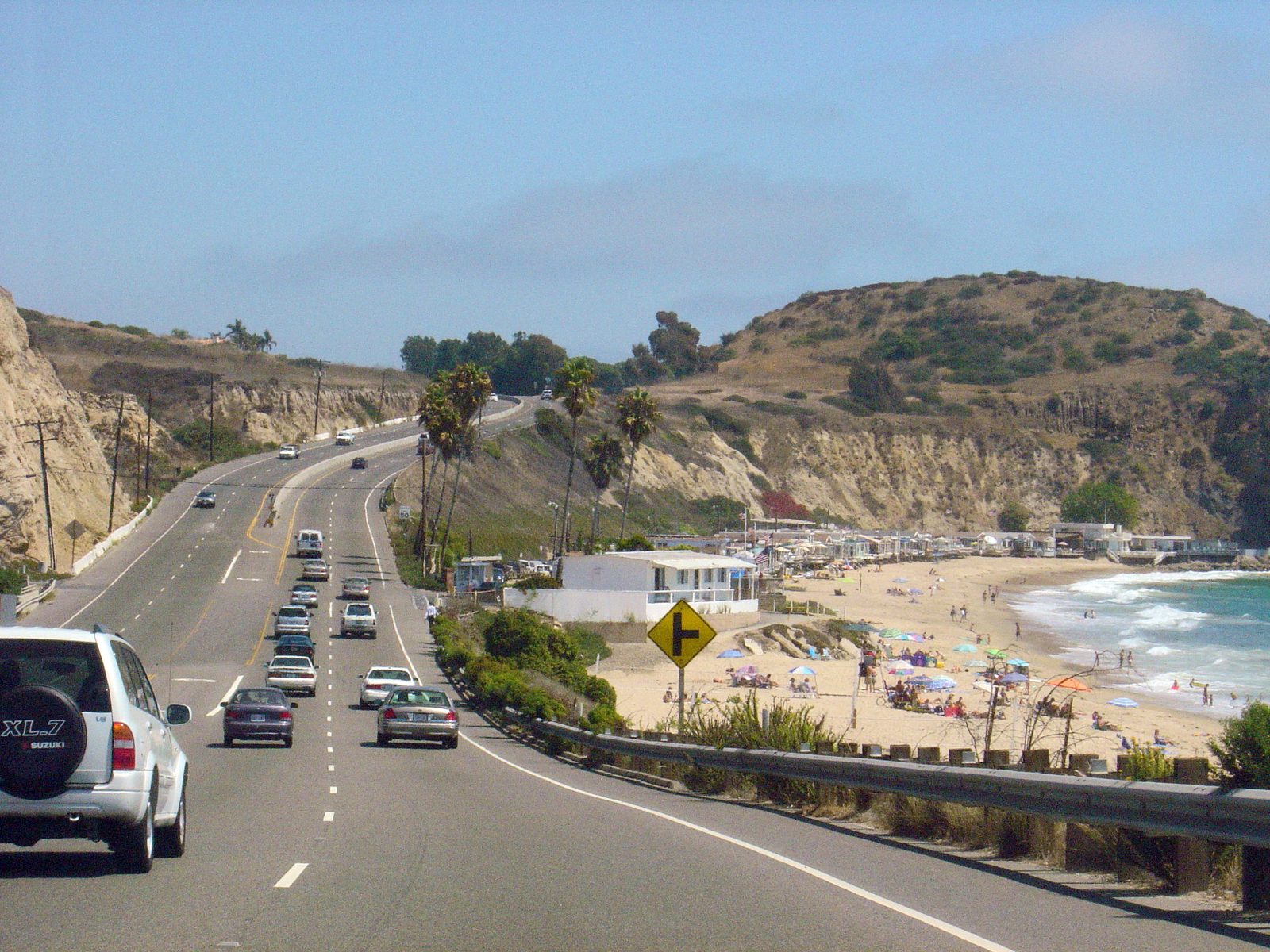 Pacific Coast Highway southbound near Laguna Beach, where ambulance transport times to local and regional emergency departments are under study.