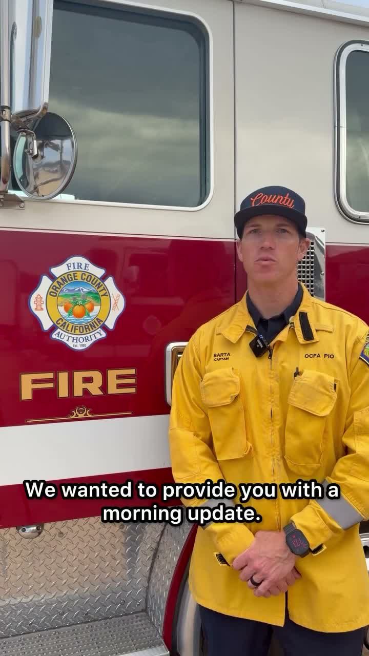 Capt. Greg Barta, the fire authority public information officer on the incident, in a Cal Fire video update on Saturday morning. A total of 467 firefighters remained assigned to the fire on Sunday.