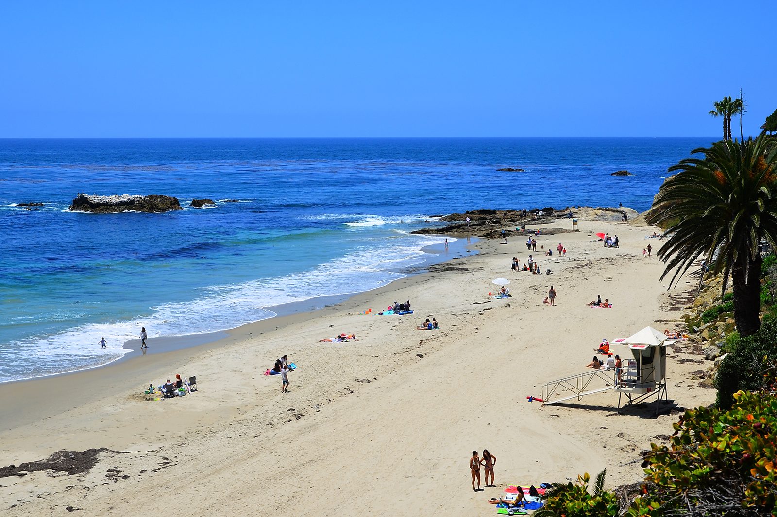 Divers Cove, the cove fronting the Pacific Edge Hotel property as its redevelopment moves into construction.