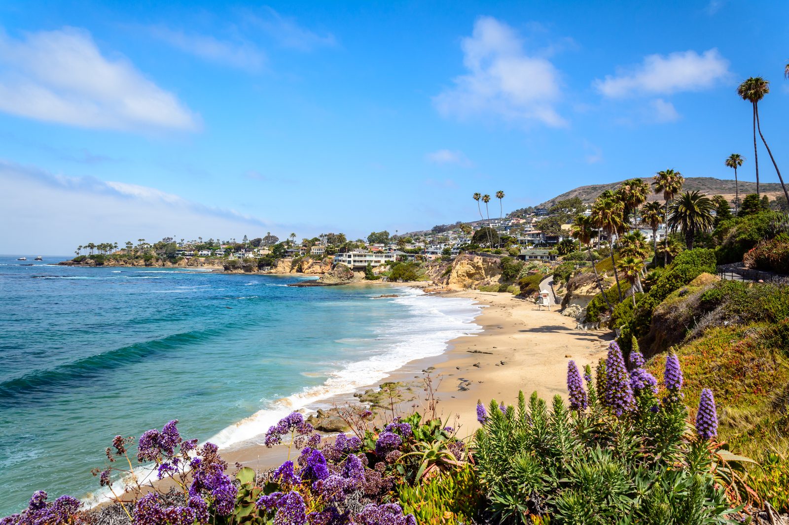 The Divers Cove coastline below the Pacific Edge Hotel, where construction is now underway.
